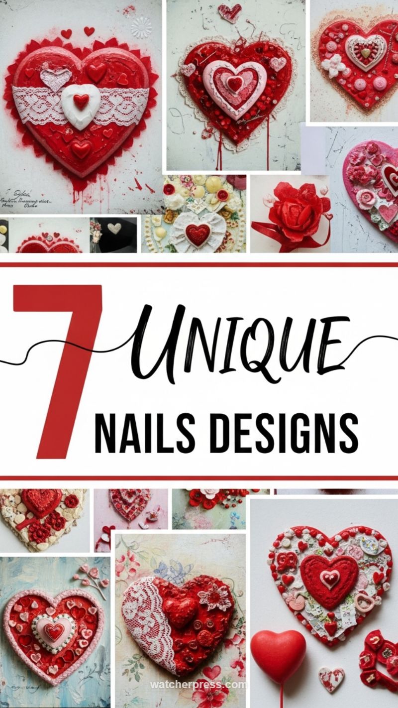 19. Unique 3D Textured Nail Art Inspiration