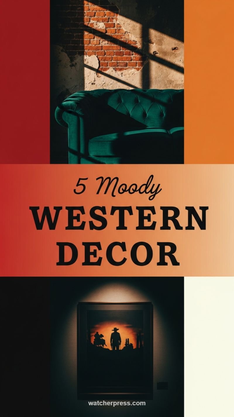 2. Achieving Moodiness with Western Decor