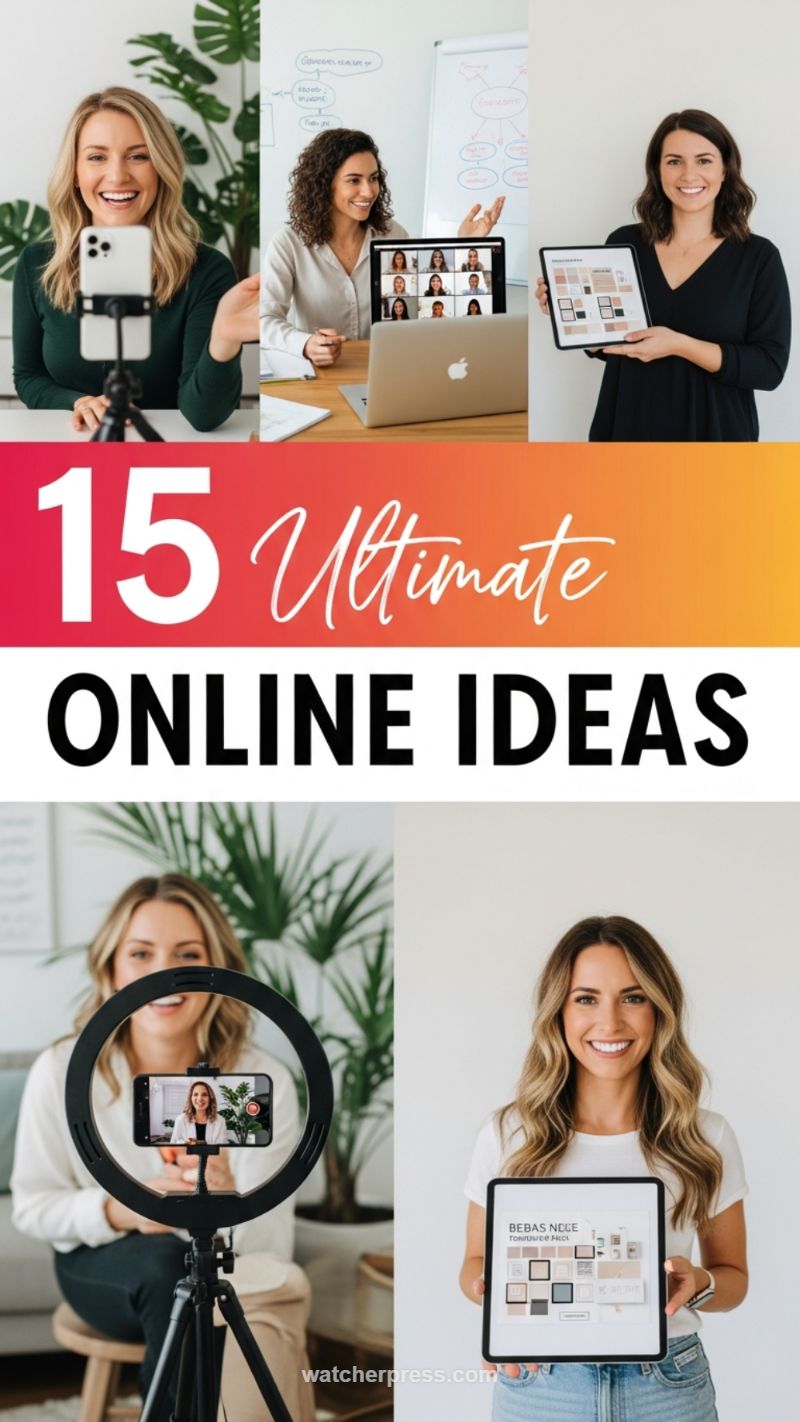 2. Launching Automated Online Courses and Masterclasses (Image 2: 15 Ultimate Online Ideas)