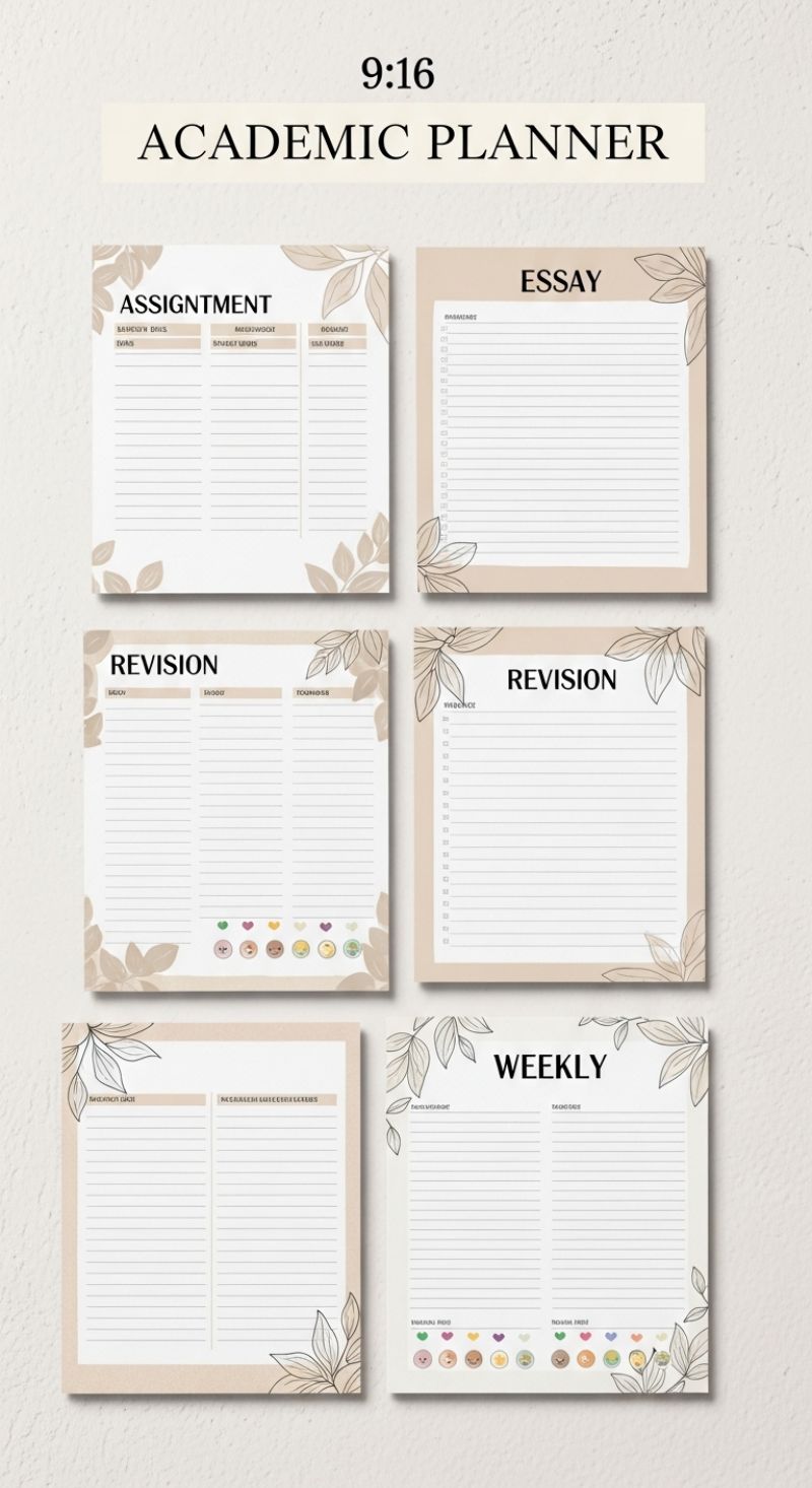 2. Master Your Academic Journey with a Comprehensive Planner