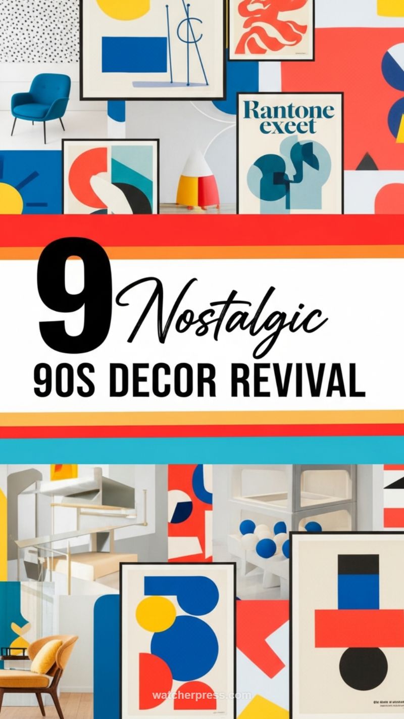 20. 9 Nostalgic 90s Decor Revival