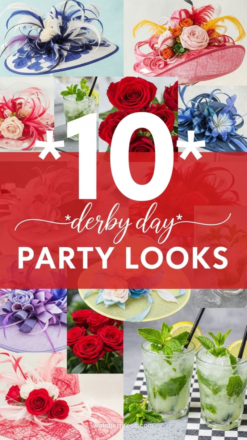20. Derby Day Party Looks and Decorations