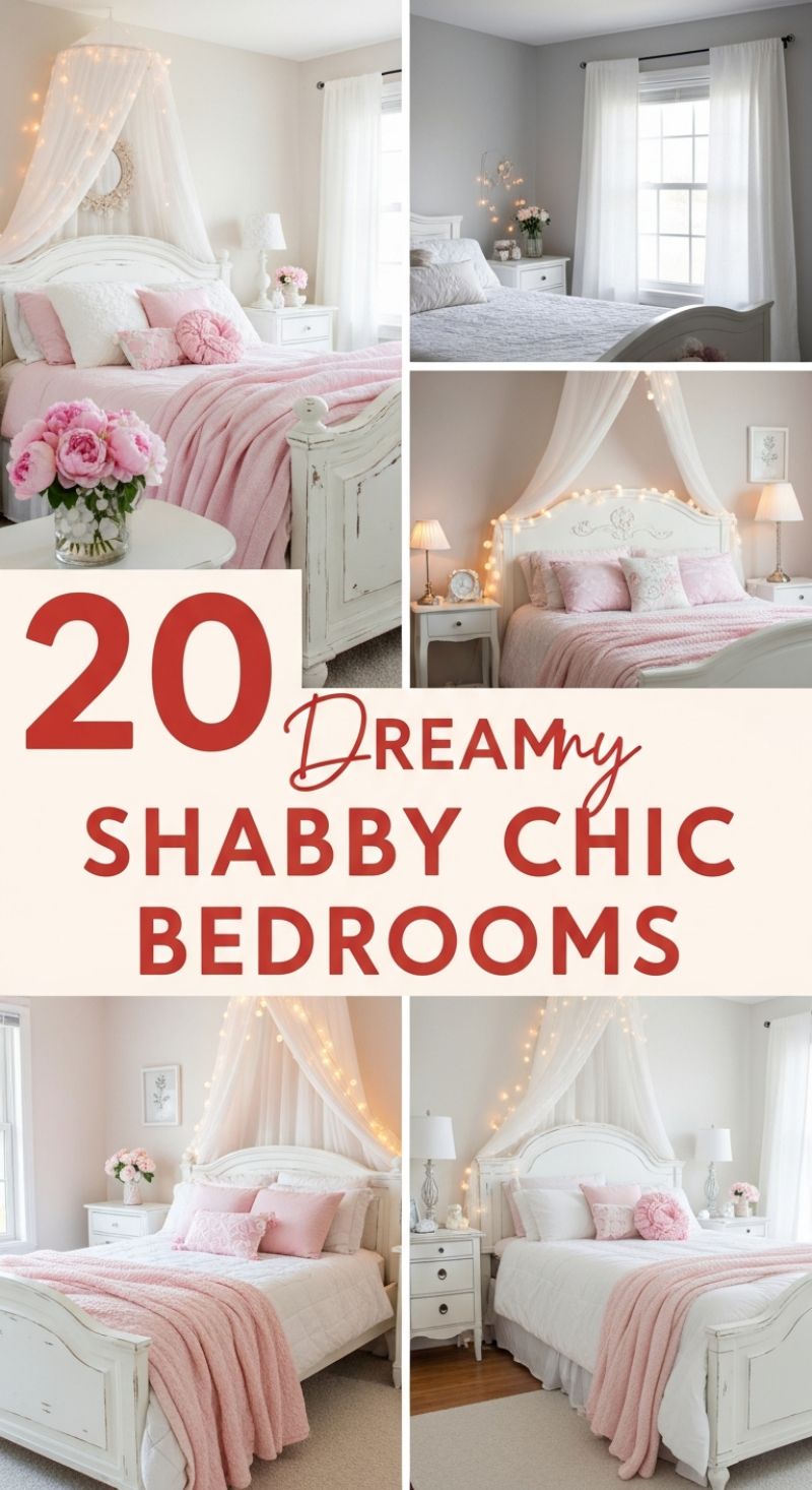 20 Dreamy Shabby Chic Bedrooms