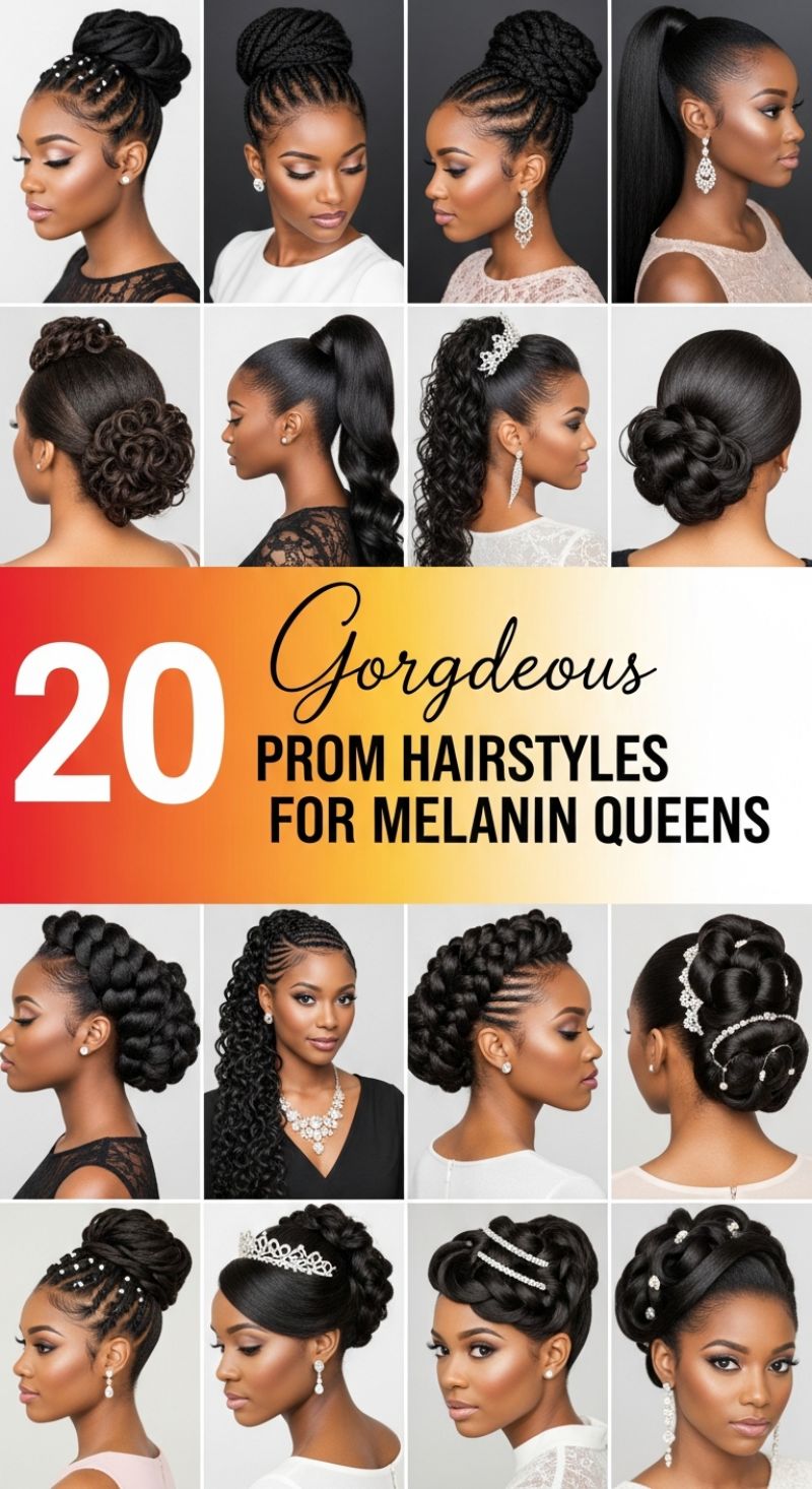 20 Gorgeous Prom Hairstyles for Melanin Queens