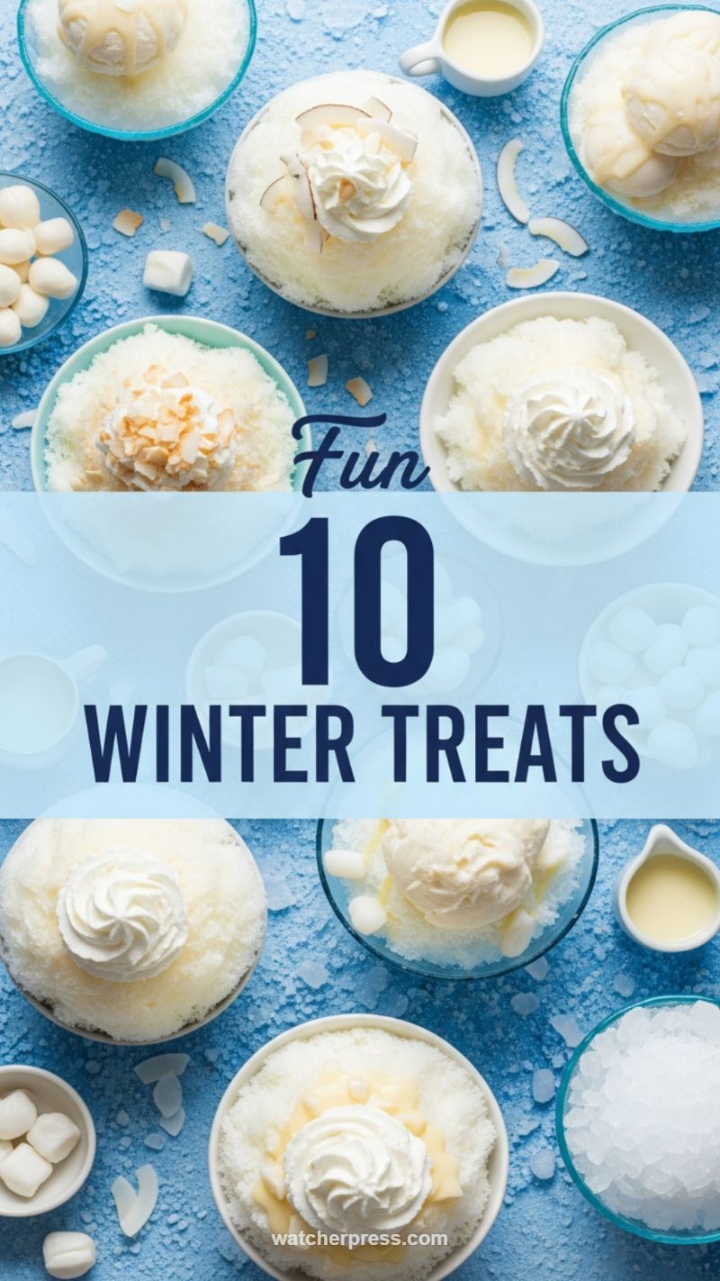 20. Light & Cooling: Fun Winter Treats (Coconut Shaved Ice)