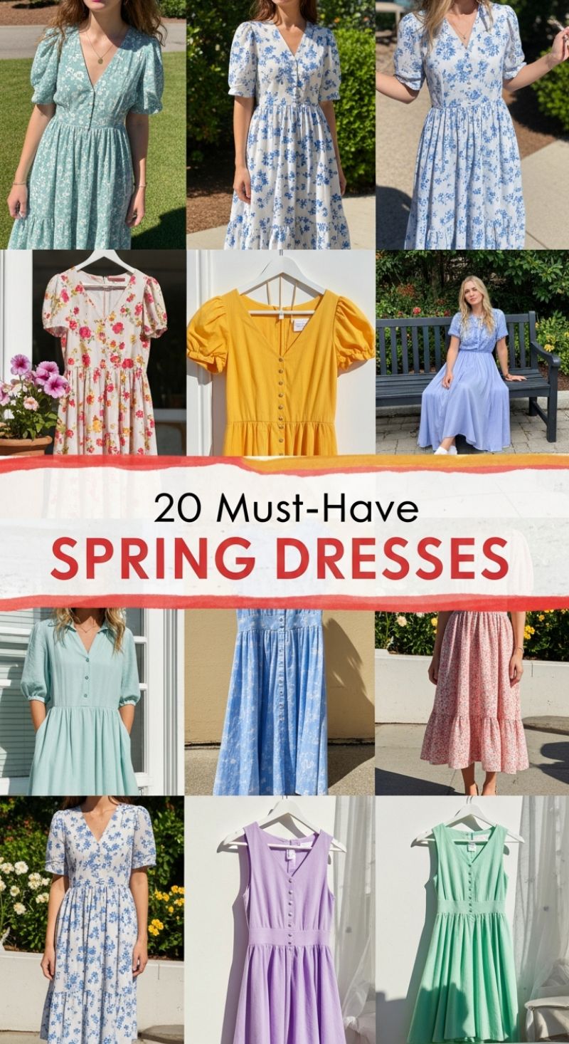 20 Must-Have SPRING DRESSES