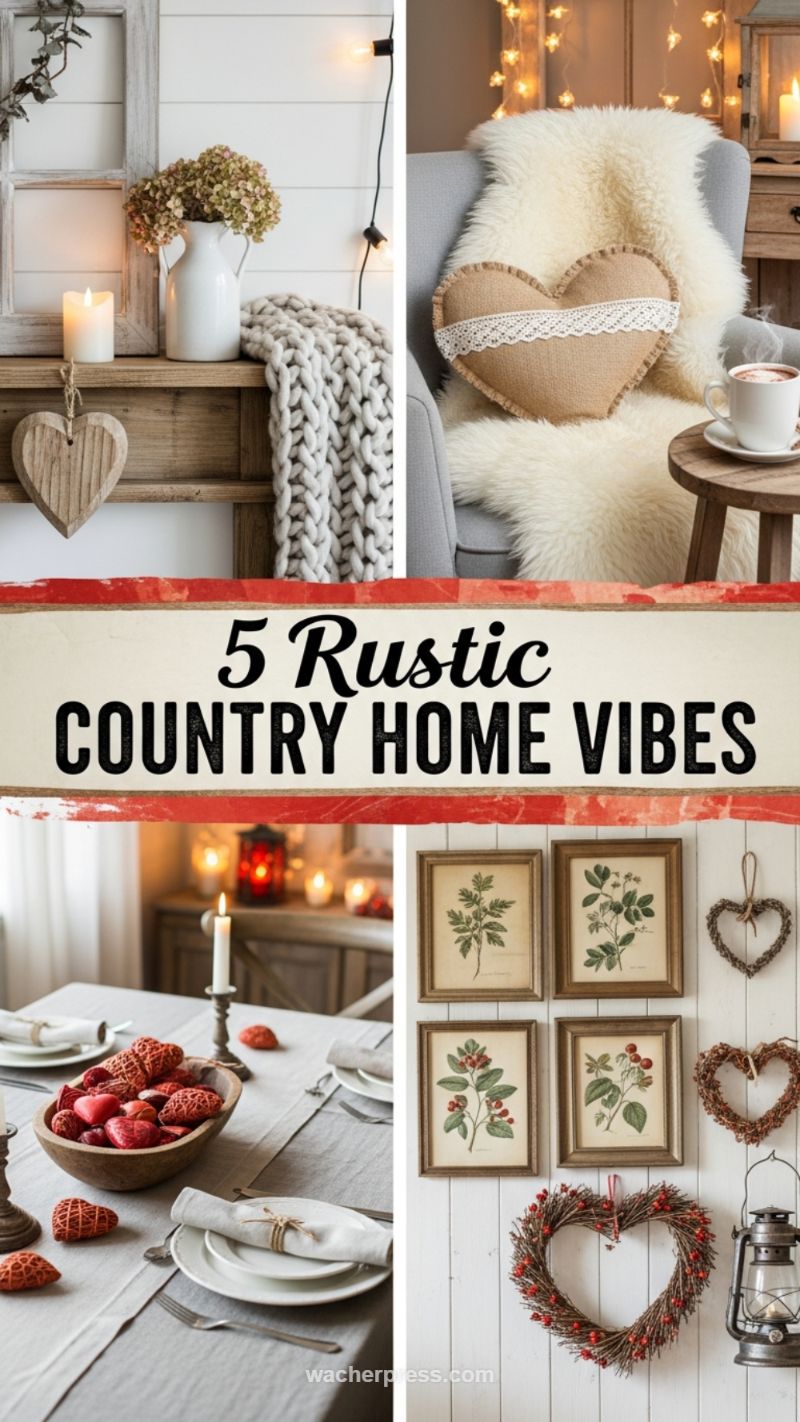 20. The Cozy Charm of Rustic Country Vibes