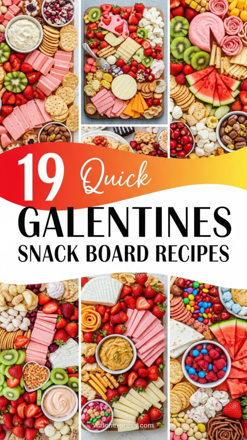 20. The Vibrant Pink Snack Board