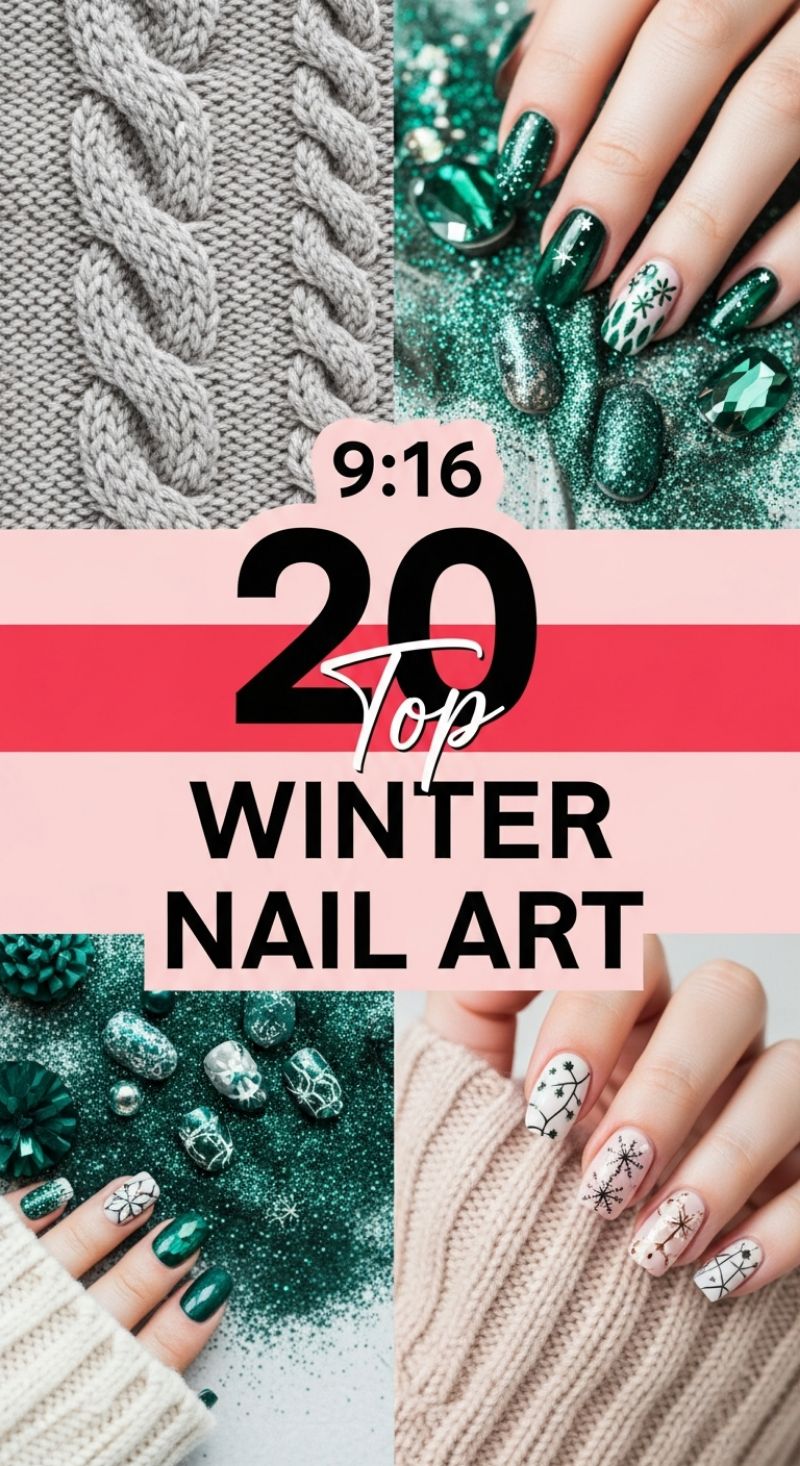 20 Top Winter Nail Art Designs