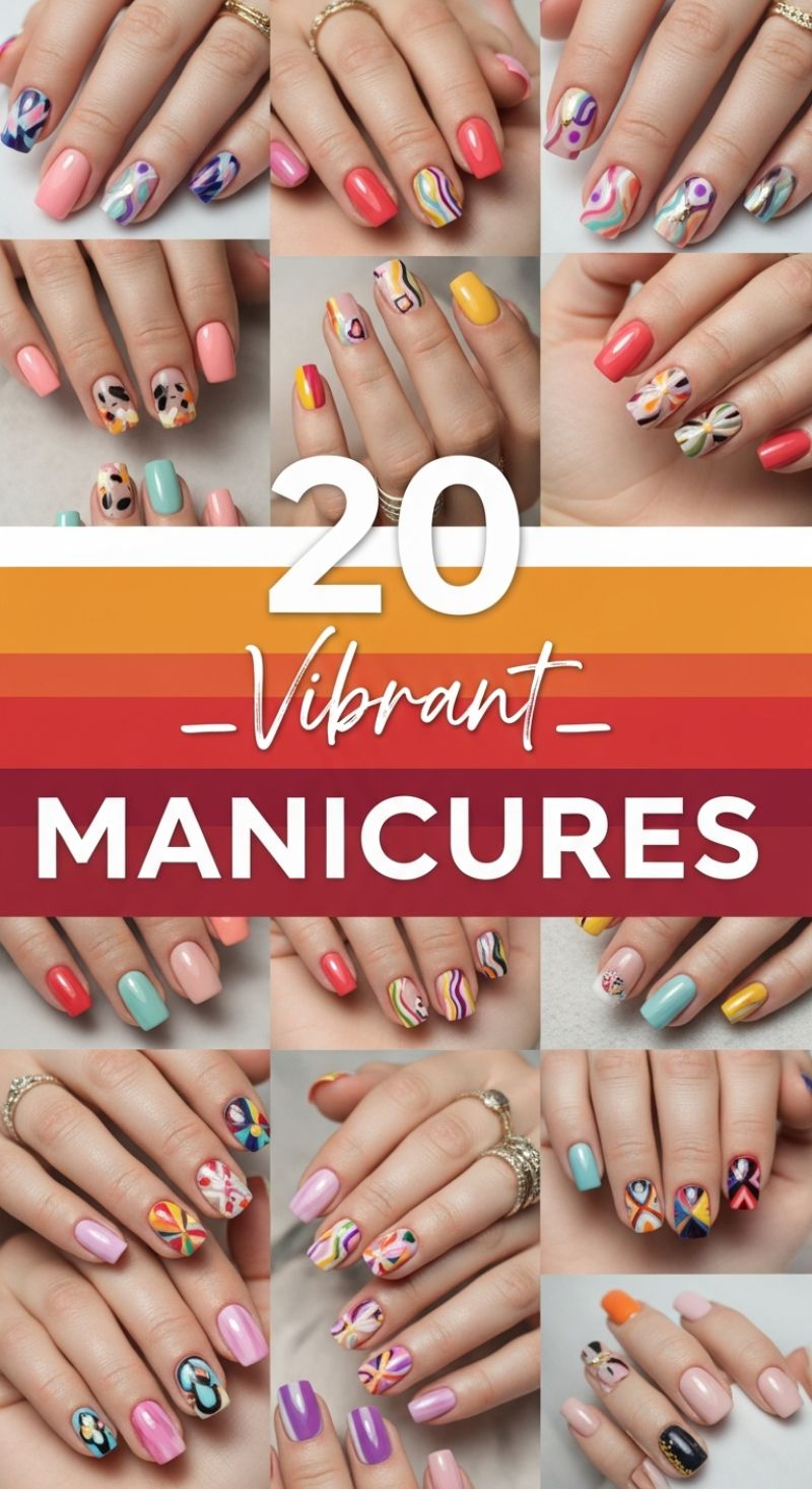 20 Vibrant Manicures