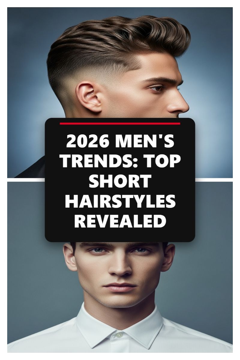 2026 MEN'S TRENDS: TOP SHORT HAIRSTYLES REVEALED