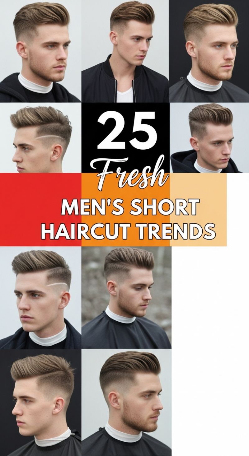 25 Fresh MEN'S SHORT HAIRCUT TRENDS