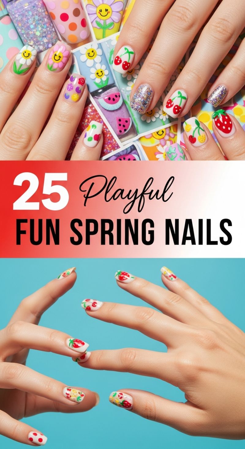 25 Playful FUN SPRING NAILS