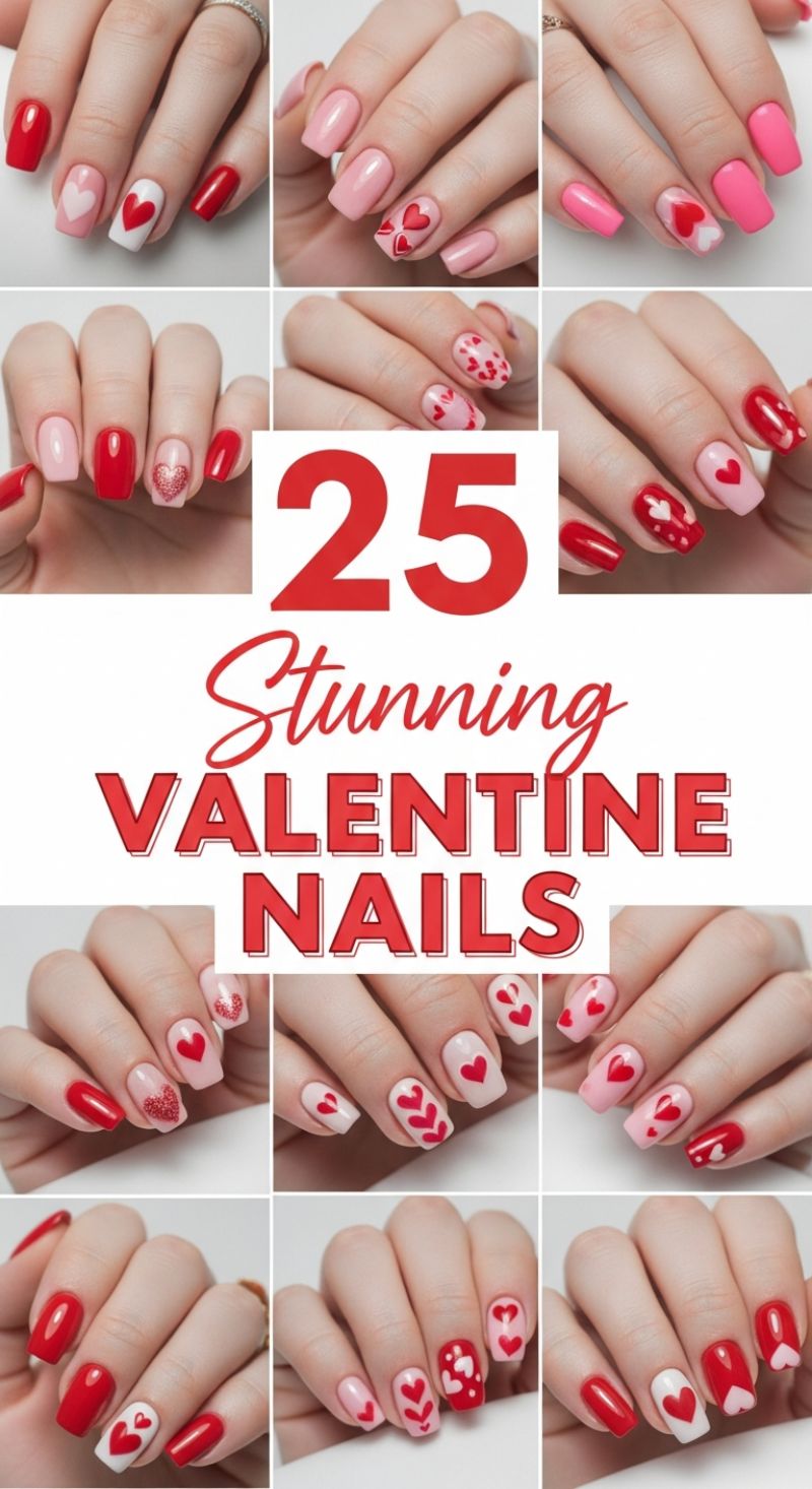 25 Stunning Valentine Nails
