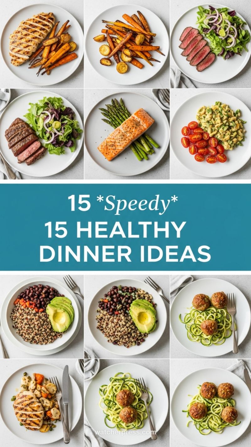 3. 15 Speedy Healthy Dinner Ideas: Fast & Flavorful Plates