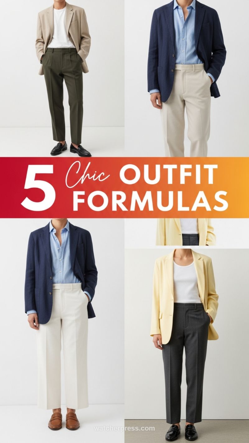 3. 5 Chic Outfit Formulas for Business Casual