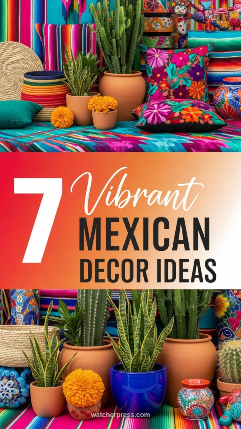 3. 7 Vibrant Mexican Decor Ideas