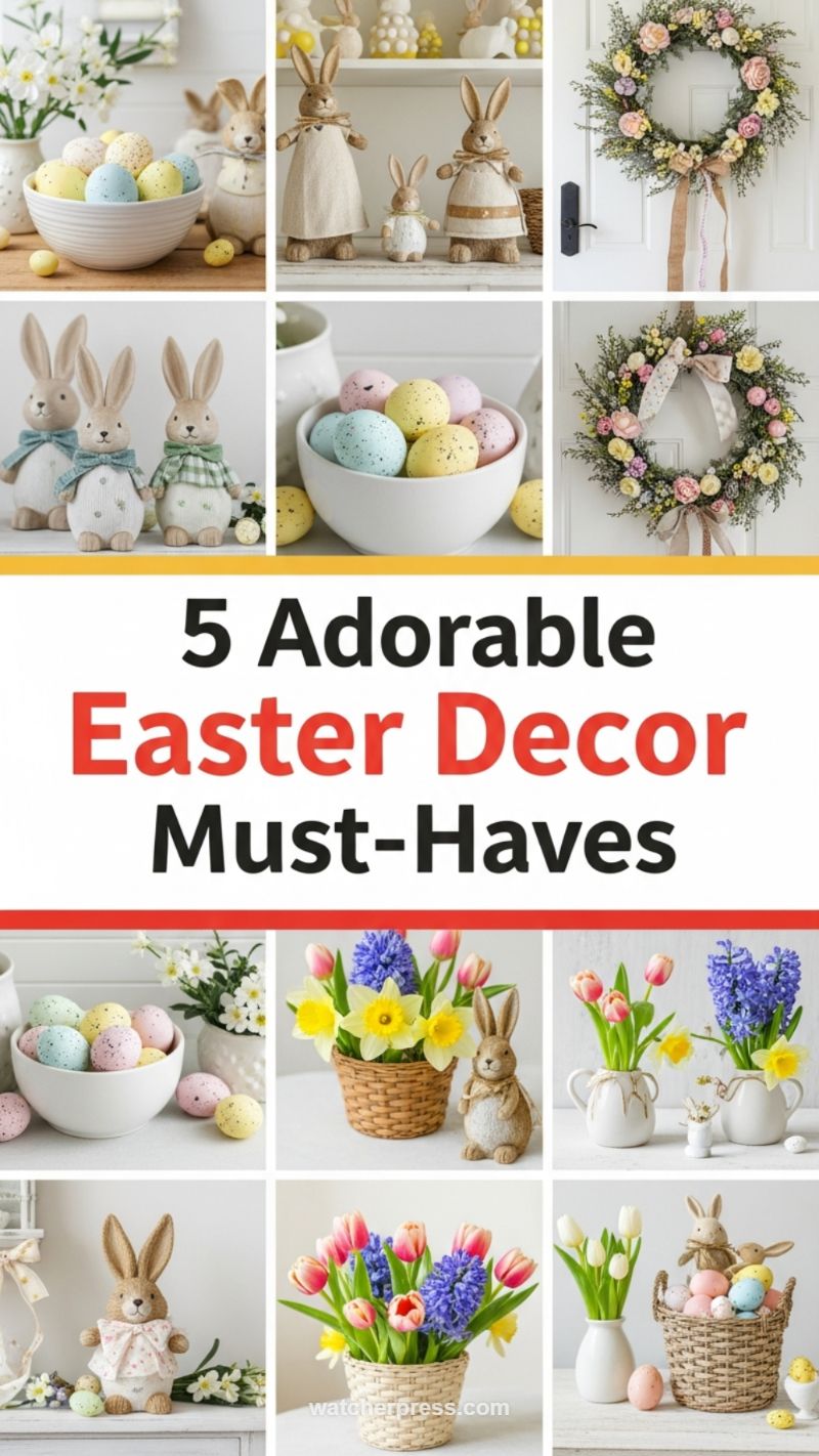 3. Adorable Easter Bunny & Pastel Egg Extravaganza
