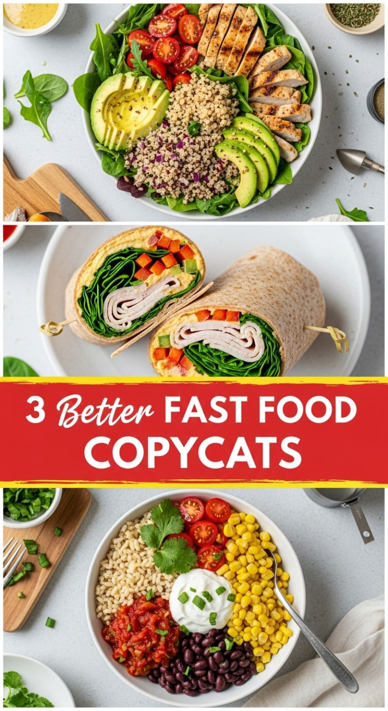3 Better FAST FOOD COPYCATS