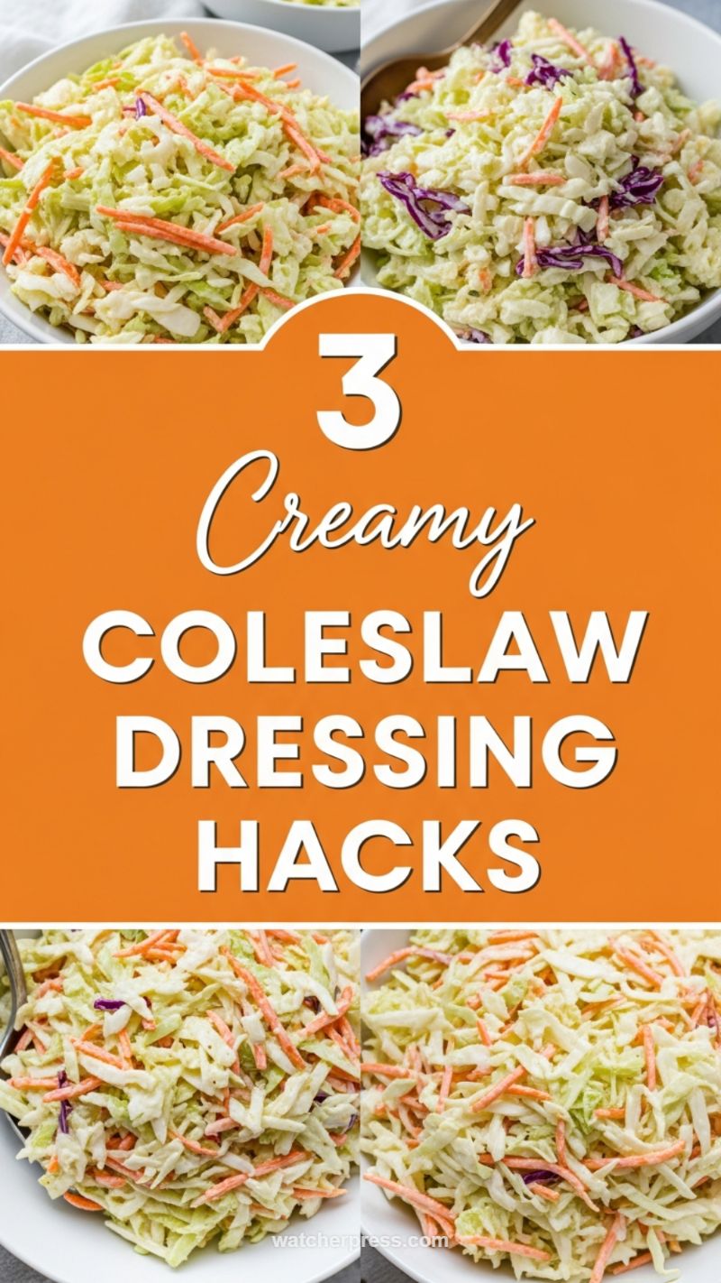 3 Creamy Coleslaw Dressing Hacks for the Perfect Crunch