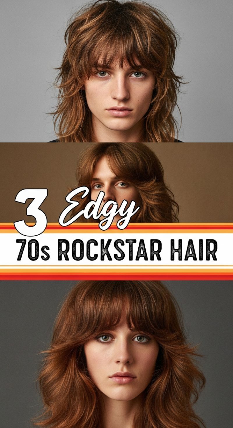 3 Edgy 70s Rockstar Hair
