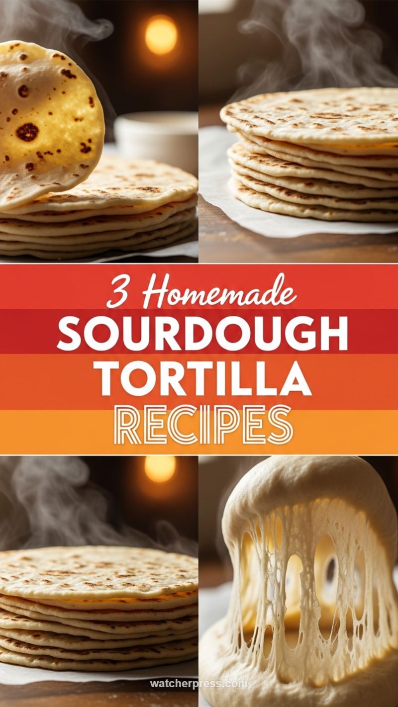 3 Homemade Sourdough Tortilla Recipes (Next Level Baking)