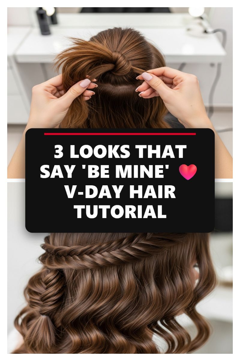 3 Looks That Say 'Be Mine': The Fishtail Crown Braid Tutorial