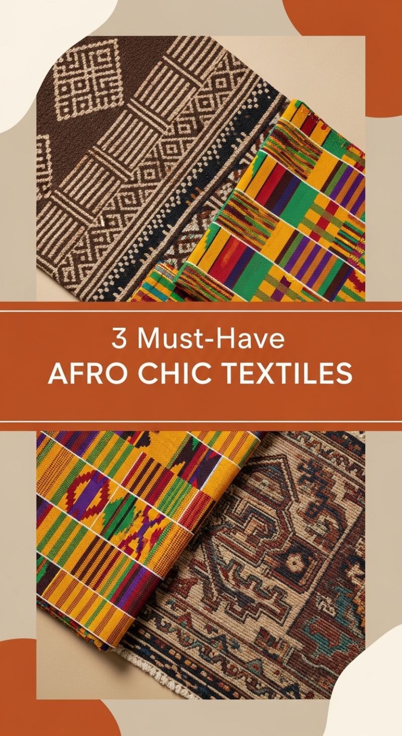 3 Must-Have AFRO CHIC TEXTILES