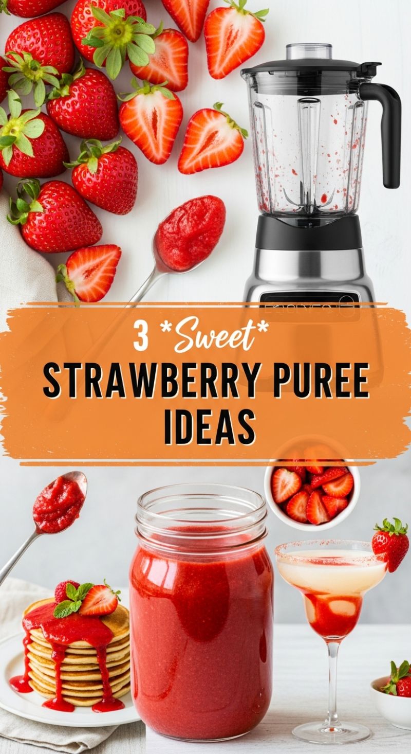3 *Sweet* STRAWBERRY PUREE IDEAS