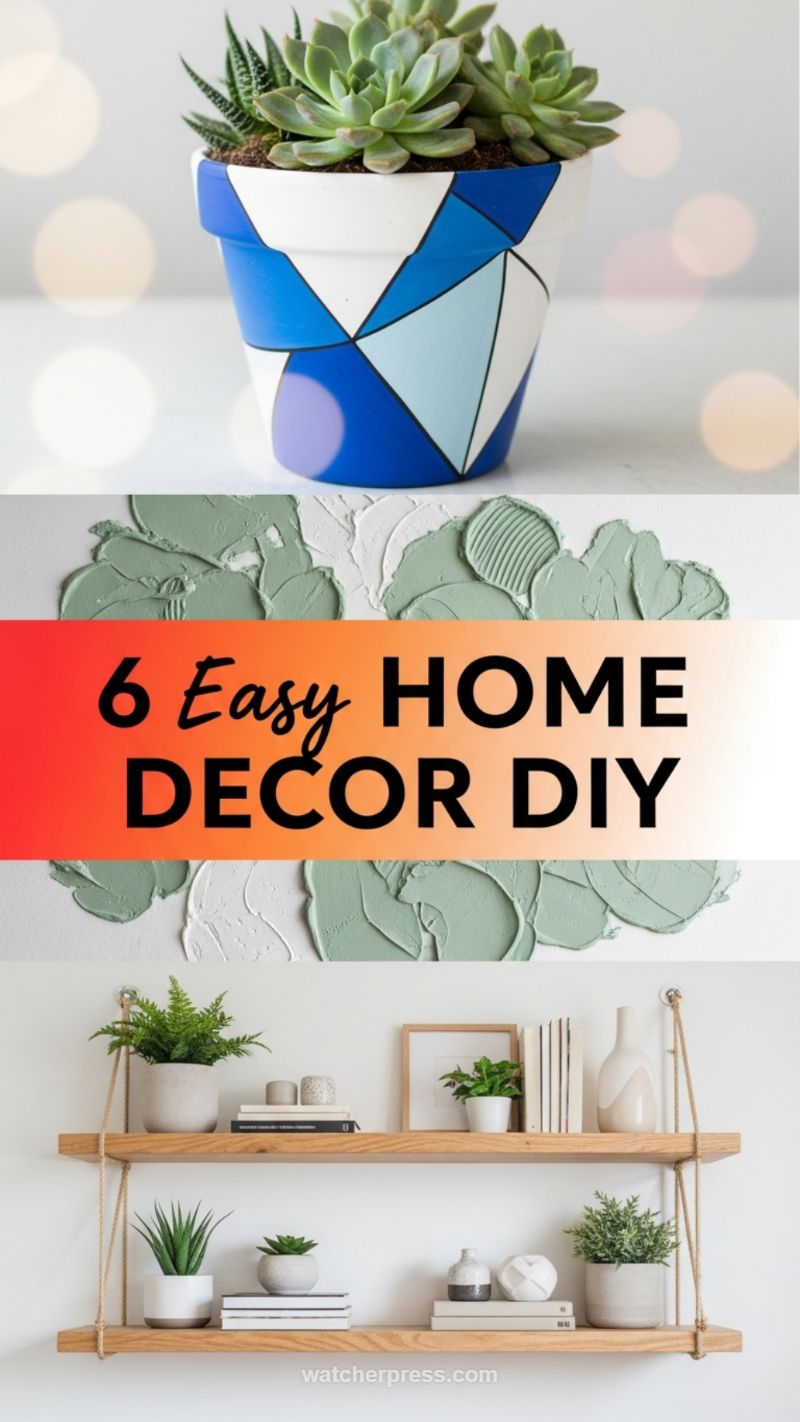3. Textured DIY Accents for Depth