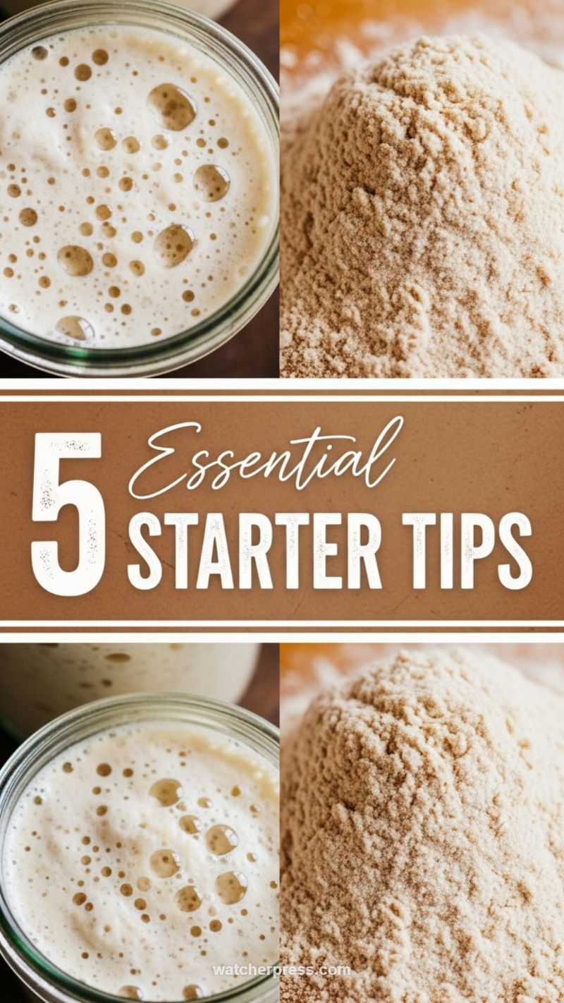 4. 5 Essential Sourdough Starter Tips
