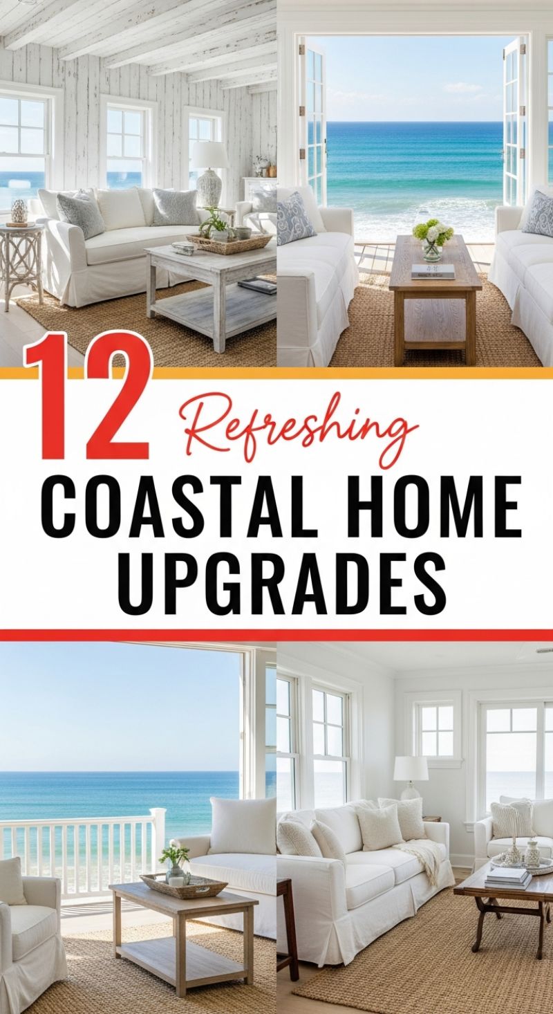 4. Bright and Airy Coastal Inspiration (White Walls)