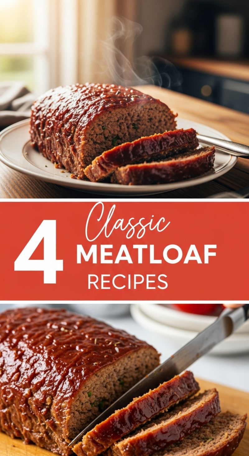 4 Classic MEATLOAF RECIPES
