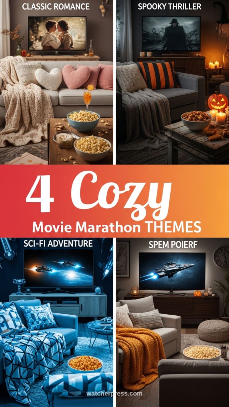 4 Cozy Movie Marathon Themes for Intimate Gatherings