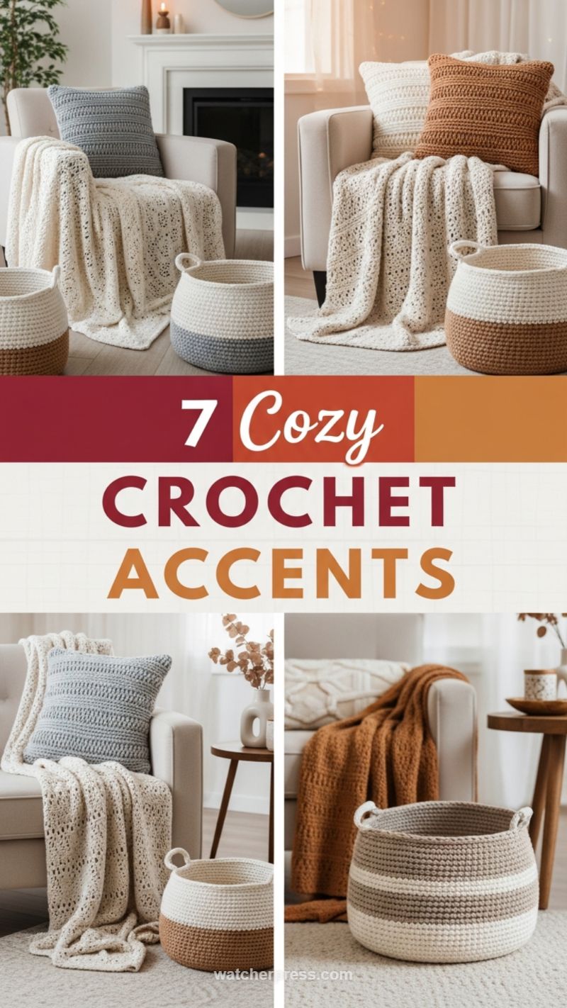 4. Embracing Rich, Earthy Textures (Cozy Crochet Accents)