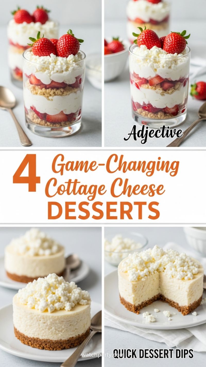 4 Game-Changing Cottage Cheese Desserts: Strawberry Parfait
