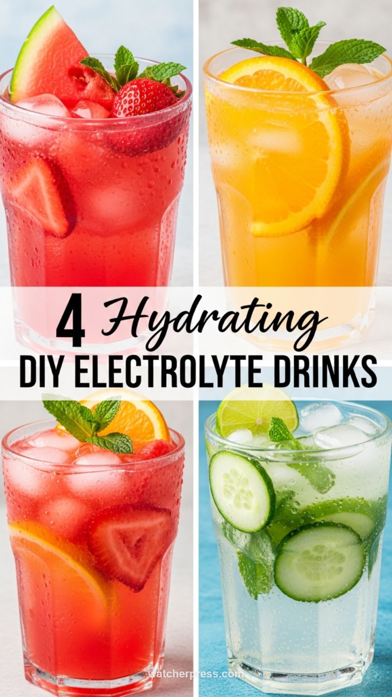4 Hydrating DIY Electrolyte Drinks (Skip the Sugar!)