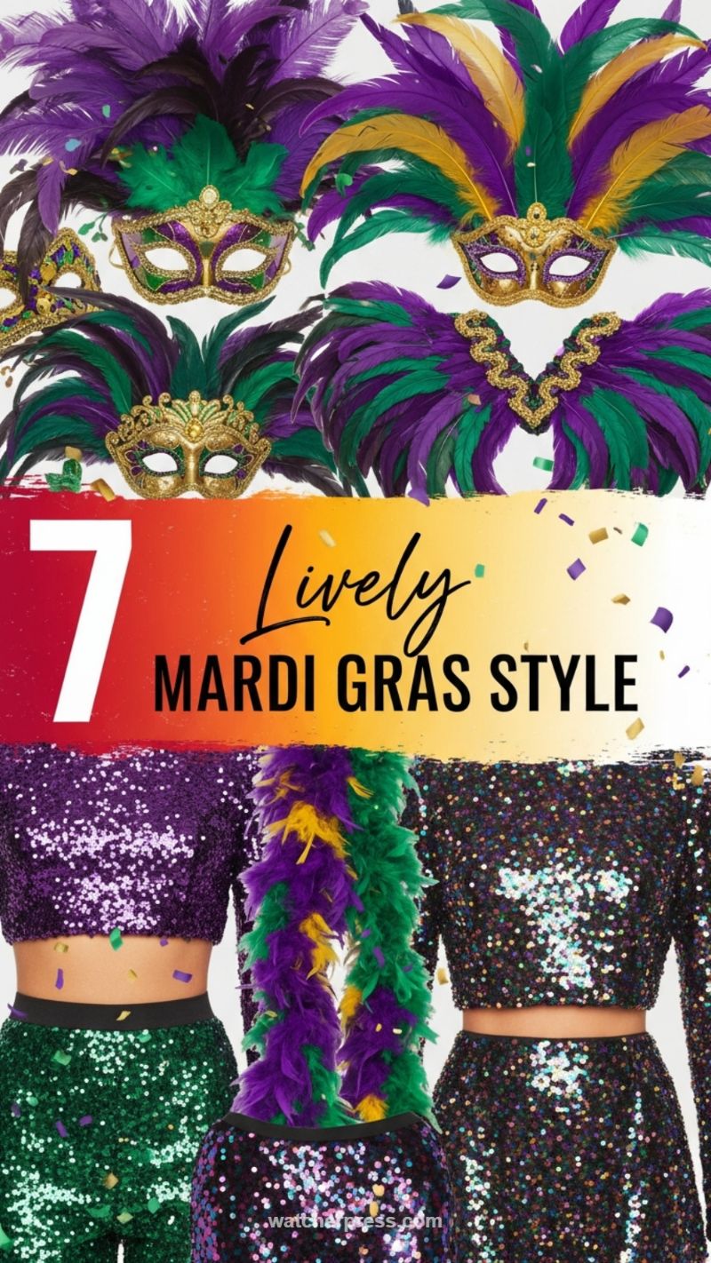4. Lively Mardi Gras Style