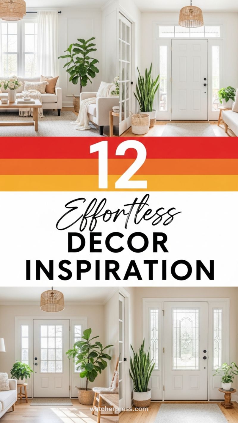 4. White Pottery and Modern Farmhouse Entry Vases