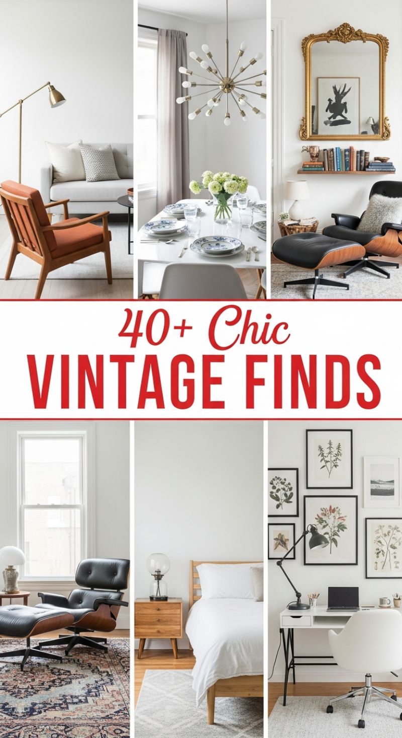 40+ Chic Vintage Finds: Mastering the Mid-Century Modern Mix