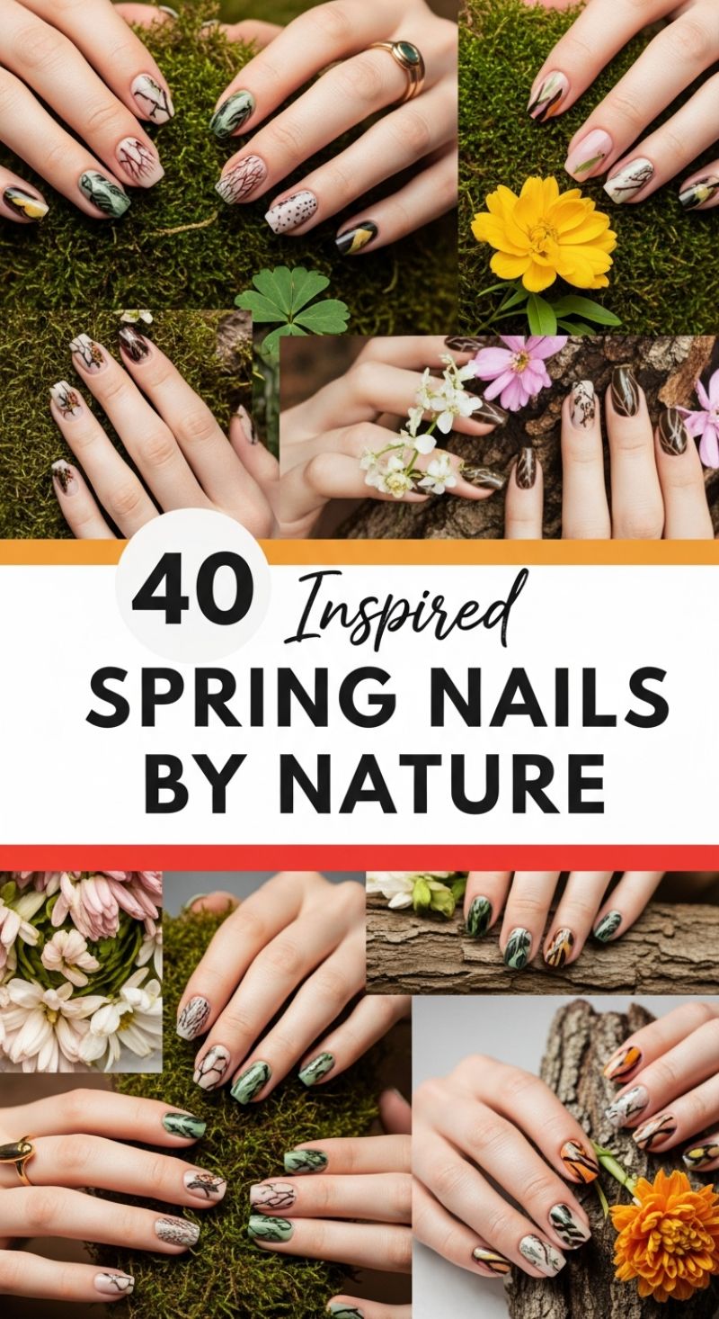 40 Inspired Spring Nails by Nature