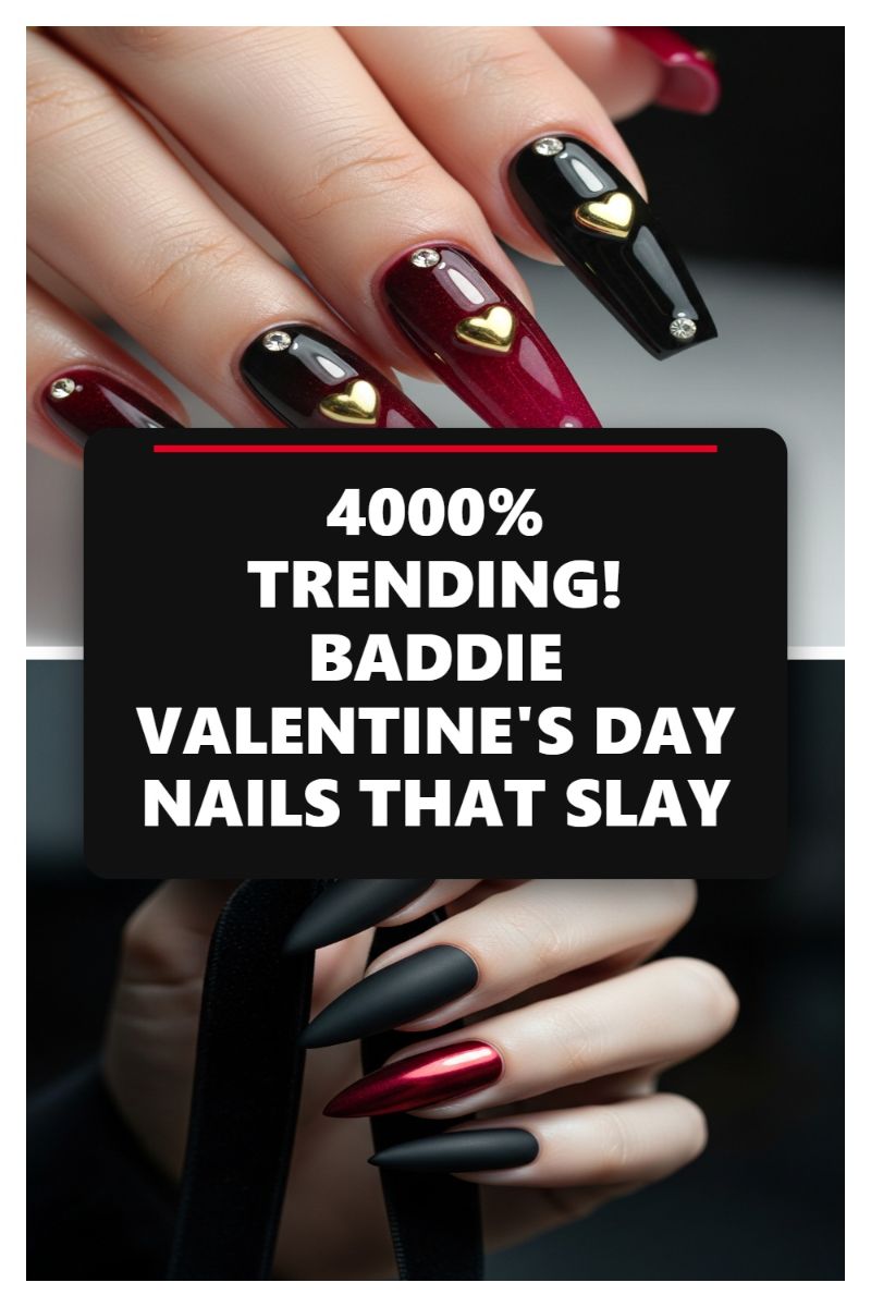 4000% Trending! Baddie Valentine's Day Nails That Slay