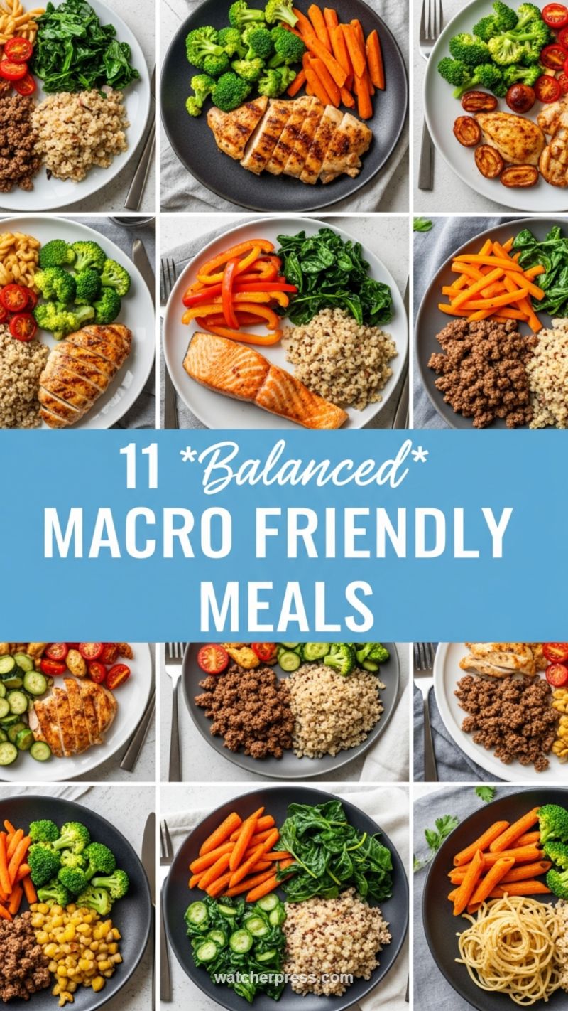 5. 11 Balanced Macro Friendly Meals: Protein-Packed Plates