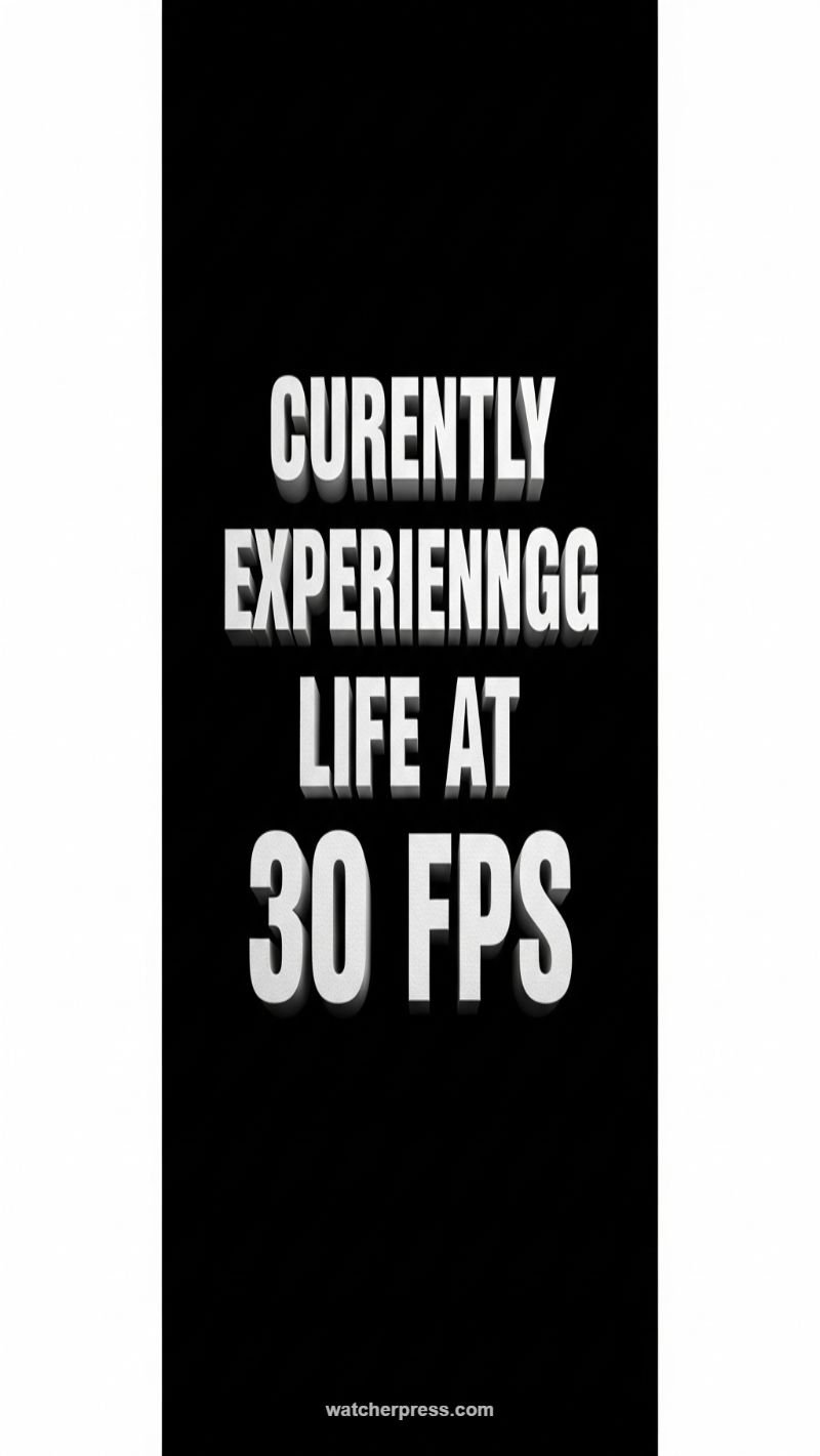 5. '30 FPS' Gamer Quote Wallpaper