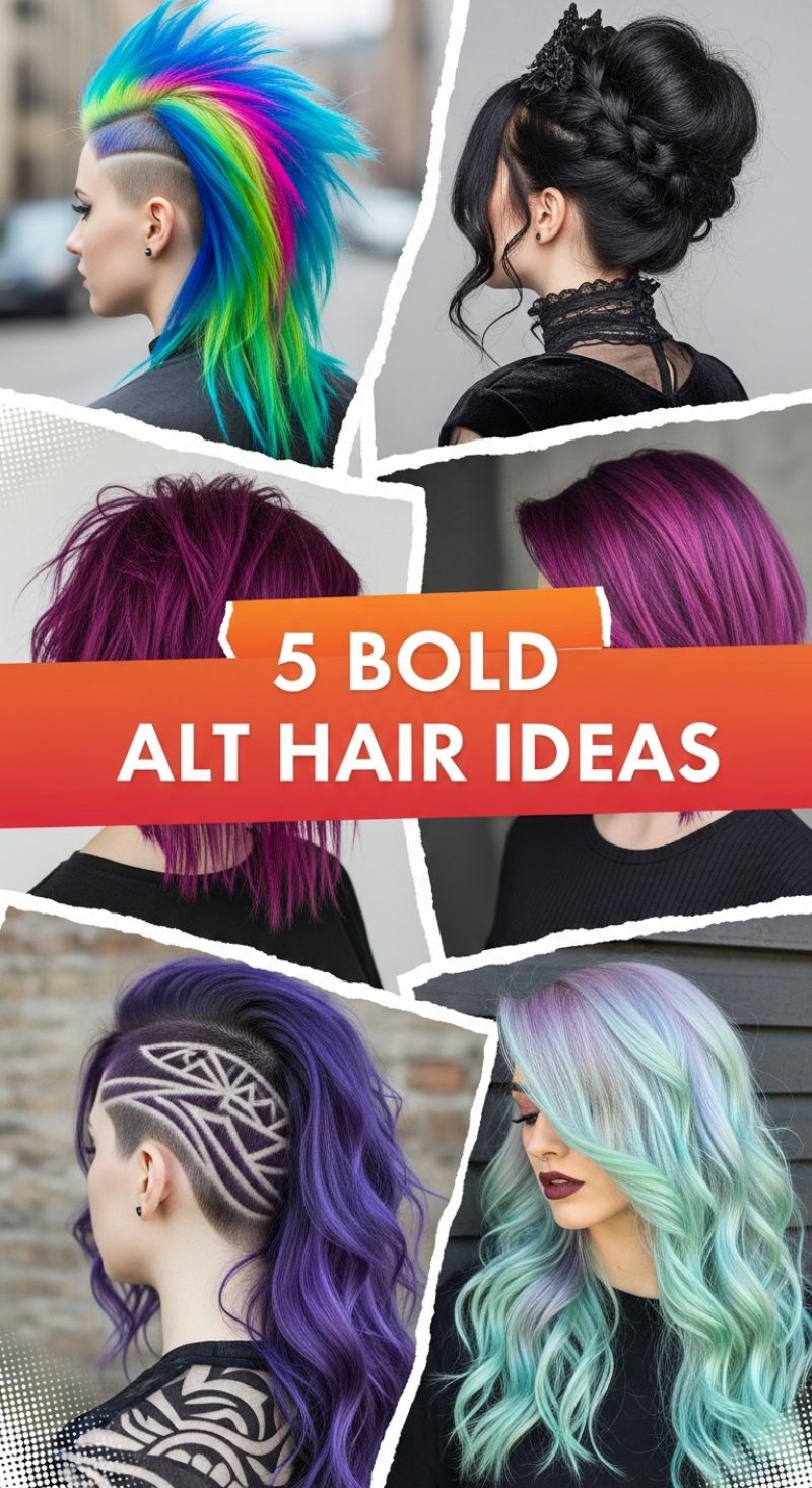 5 BOLD ALT HAIR IDEAS