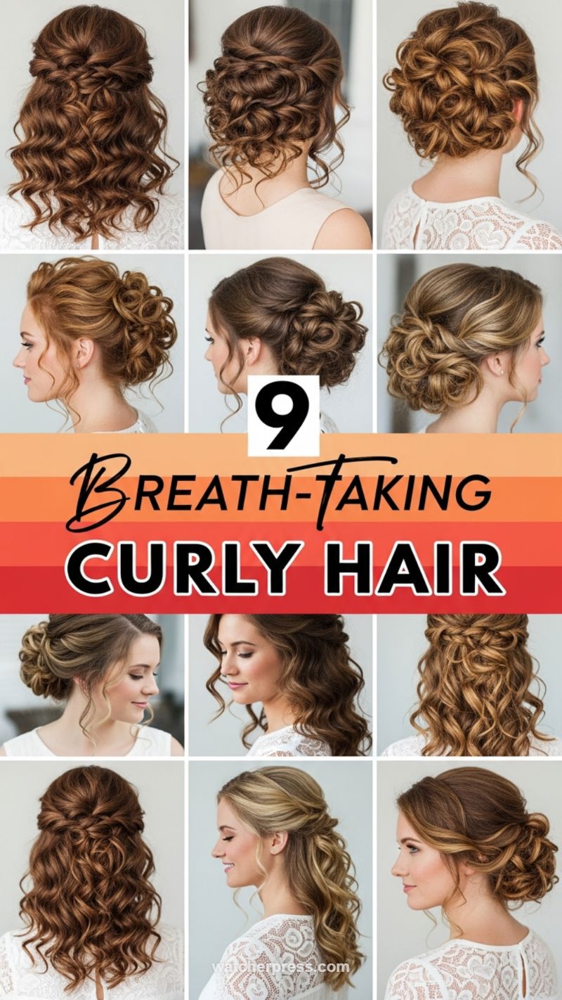 5. Breath-Taking Curly Hair Updos