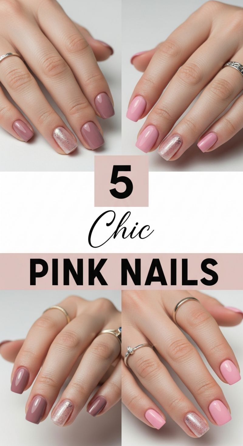 5 Chic Pink Nail Designs for Early Spring