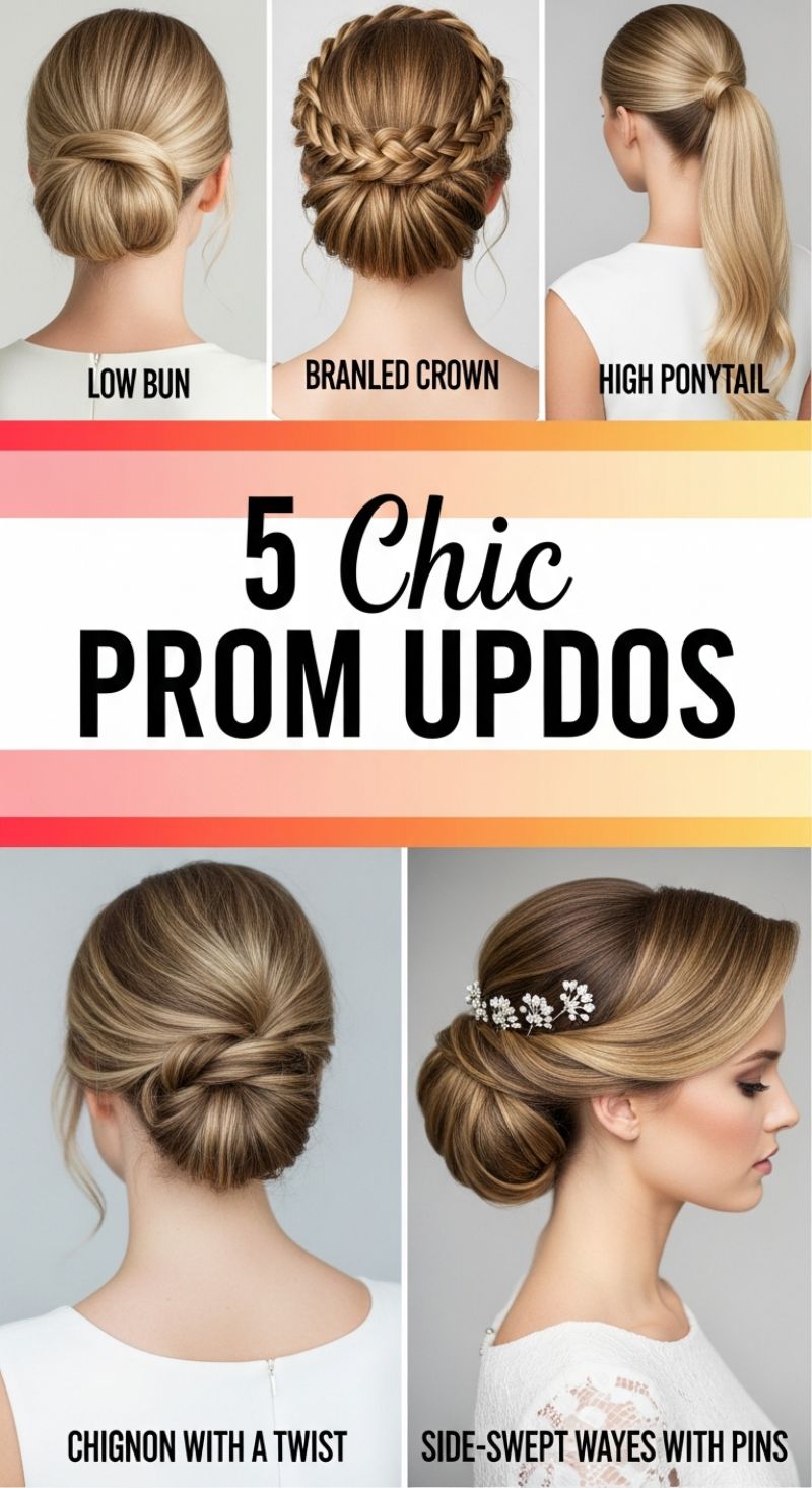5 Chic PROM UPDOS