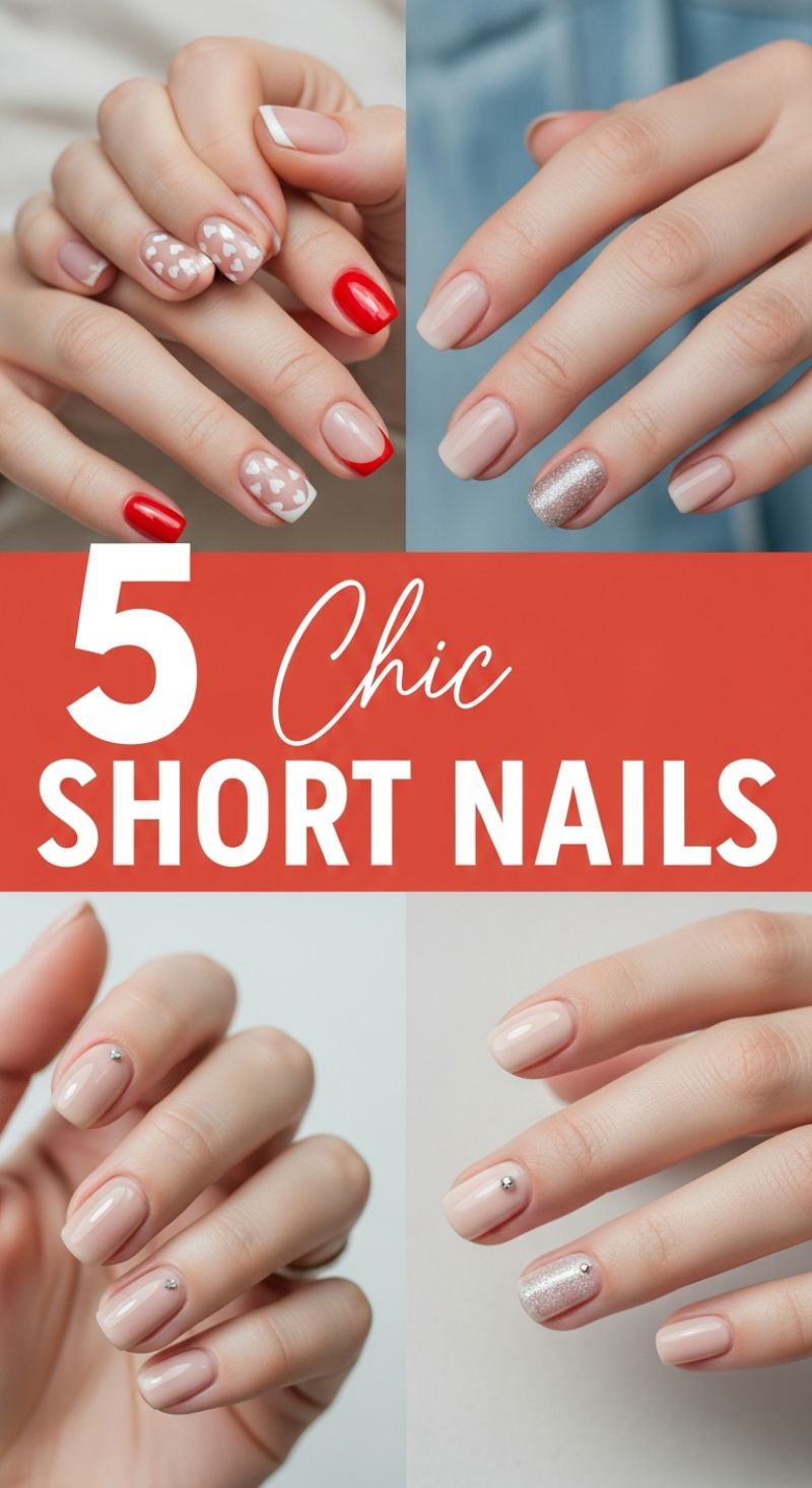 5 Chic SHORT NAILS