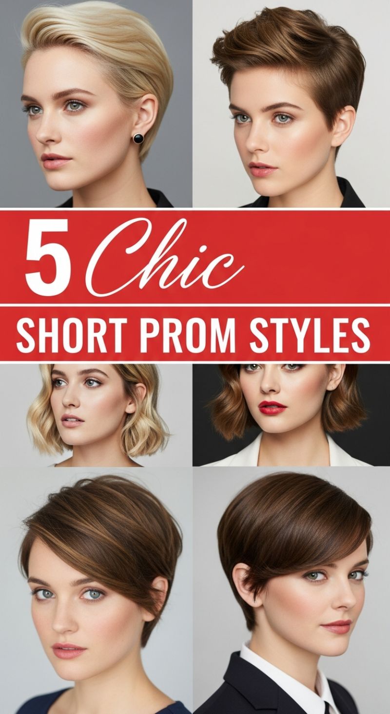 5 Chic SHORT PROM STYLES